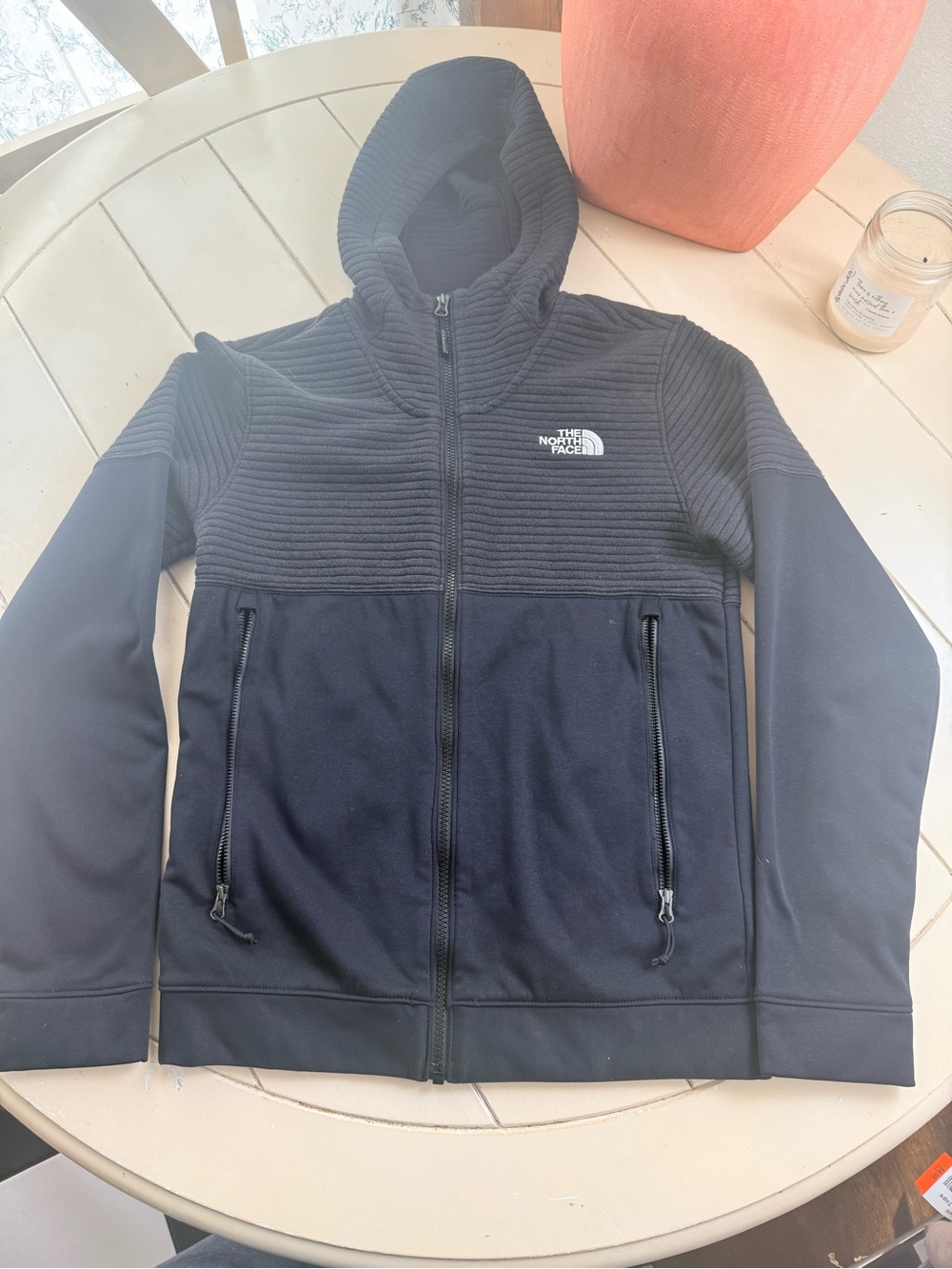The North Face Men's Black Hooded Lightweight Jacket